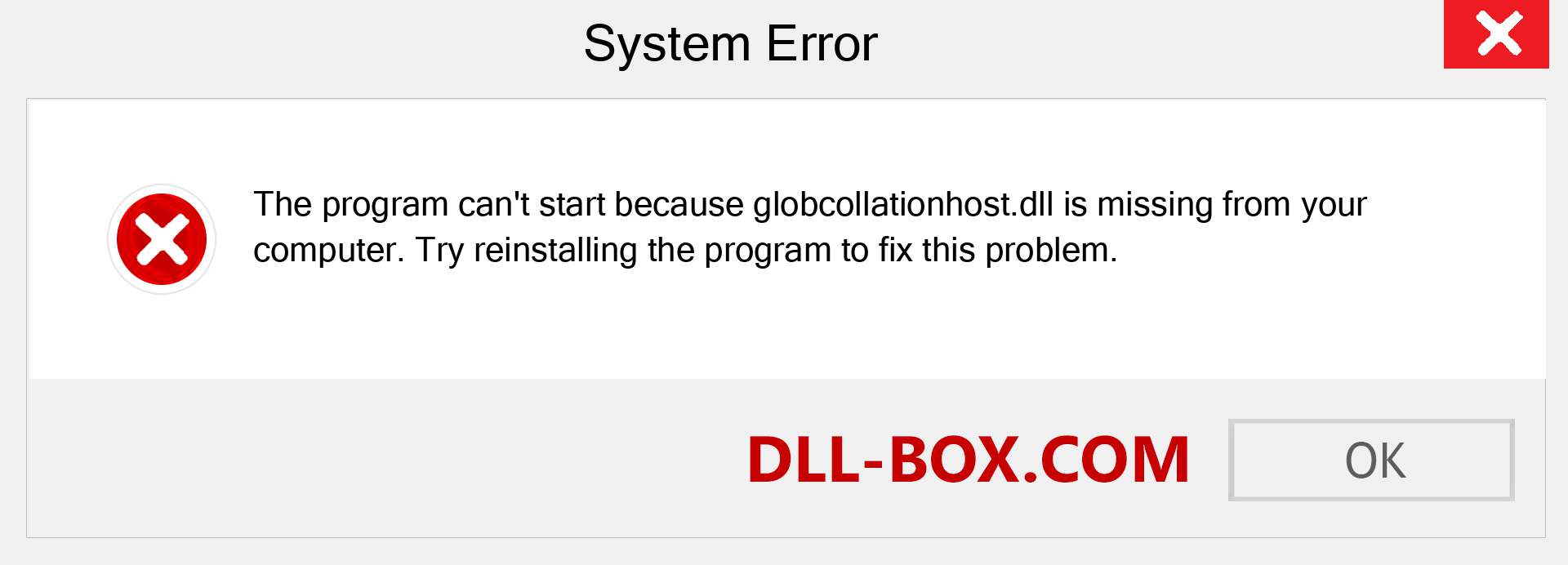  globcollationhost.dll file is missing?. Download for Windows 7, 8, 10 - Fix  globcollationhost dll Missing Error on Windows, photos, images